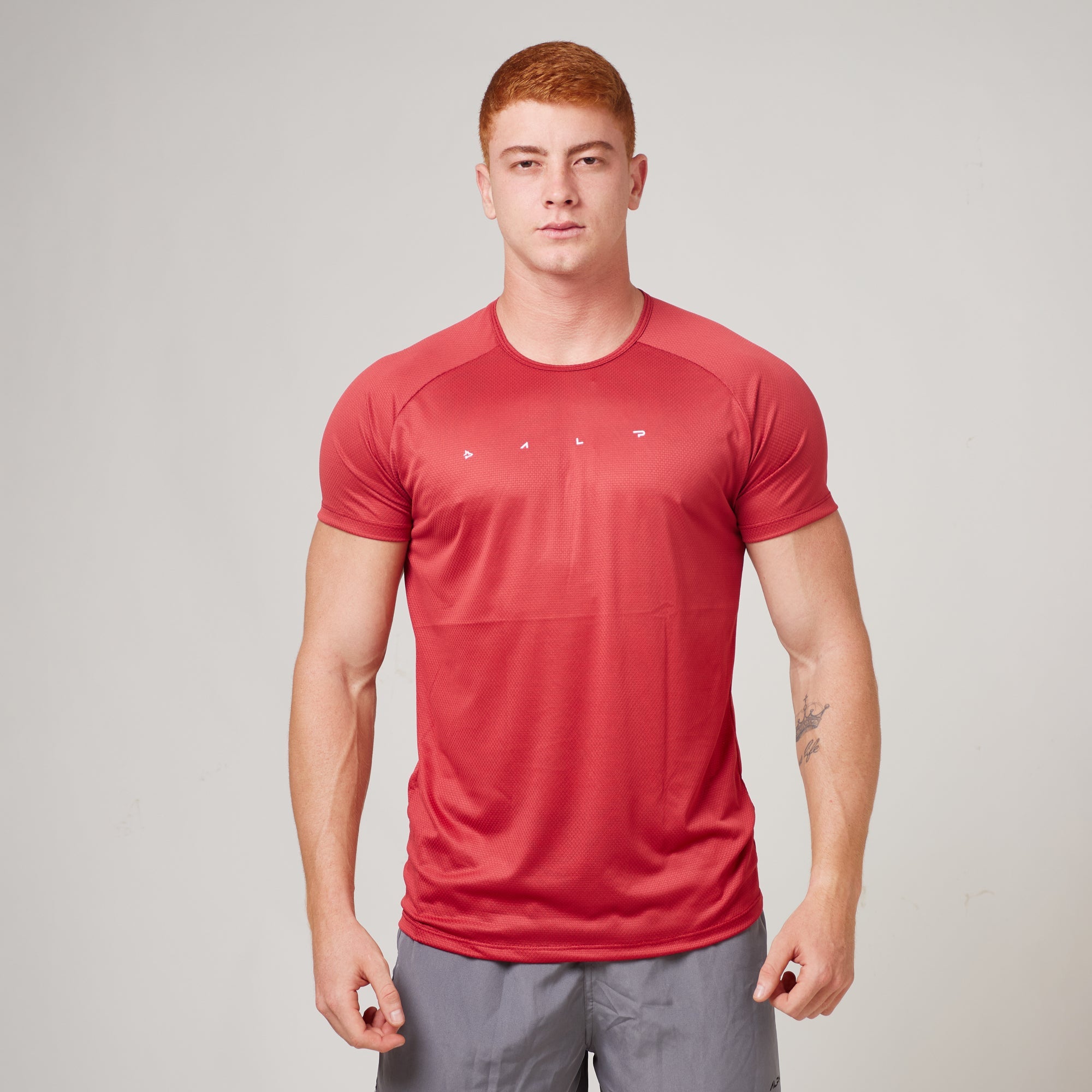 Camiseta Dry Fit Light Lupus Vermelho Mercúrio