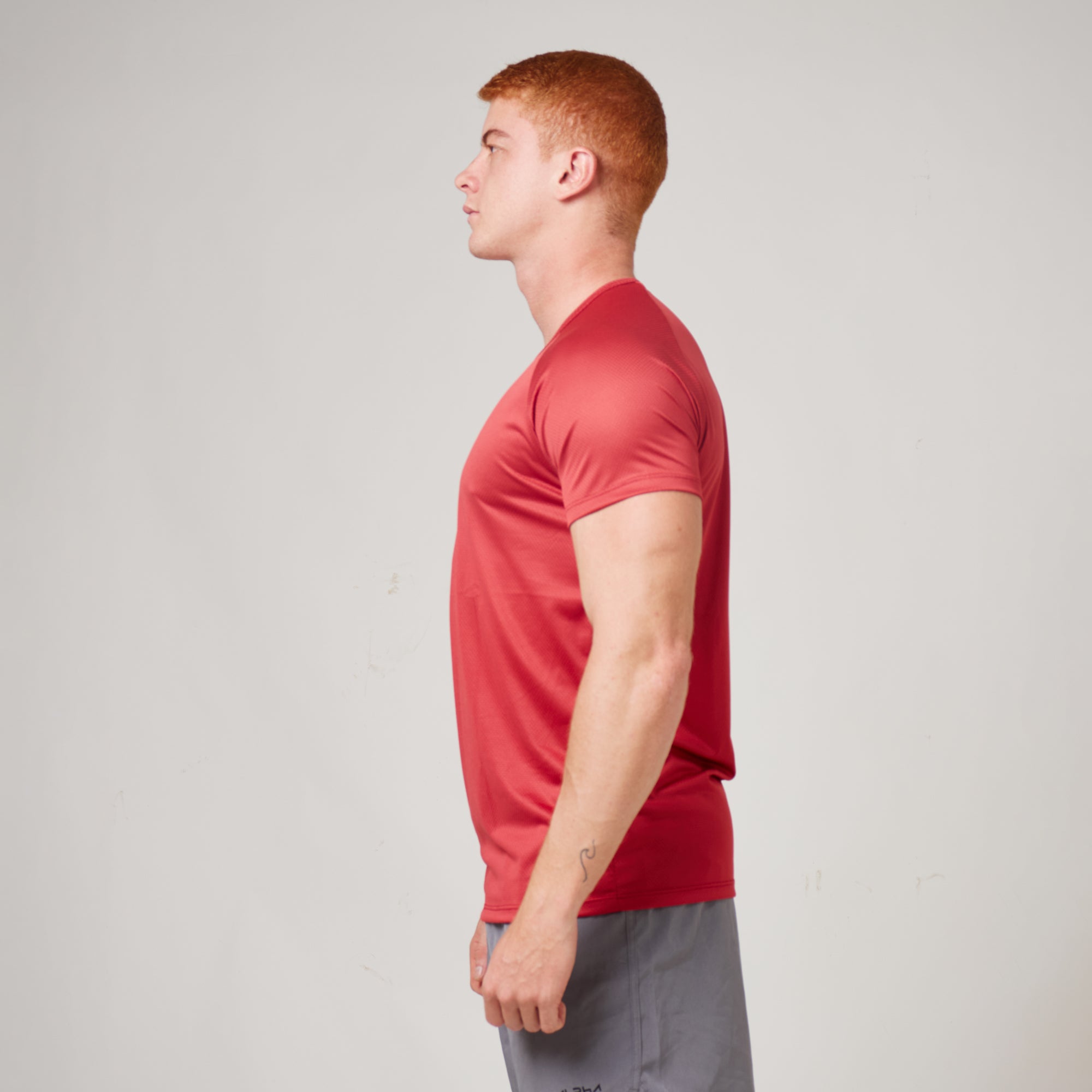 Camiseta Dry Fit Light Lupus Vermelho Mercúrio