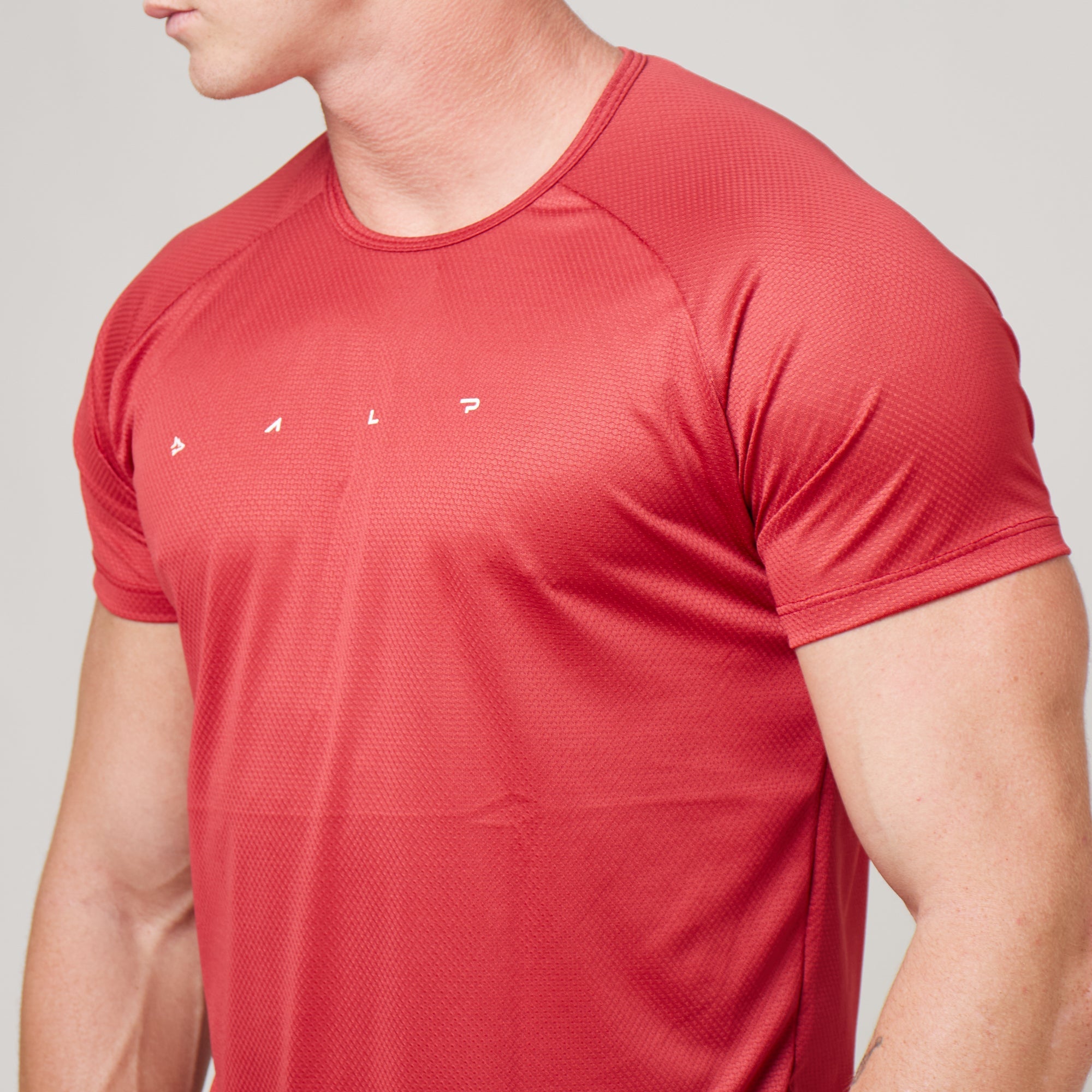 Camiseta Dry Fit Light Lupus Vermelho Mercúrio