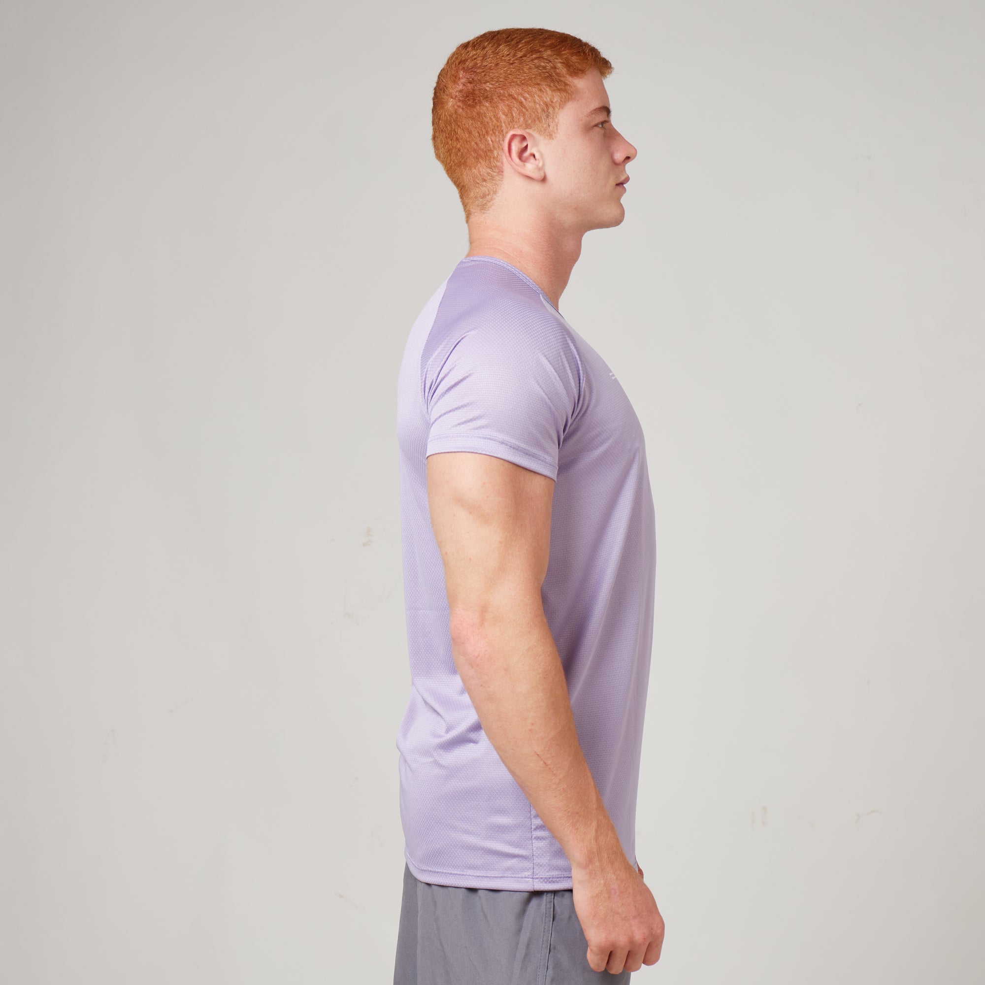 Camiseta Dry Fit Parallel Line Lilás Malva
