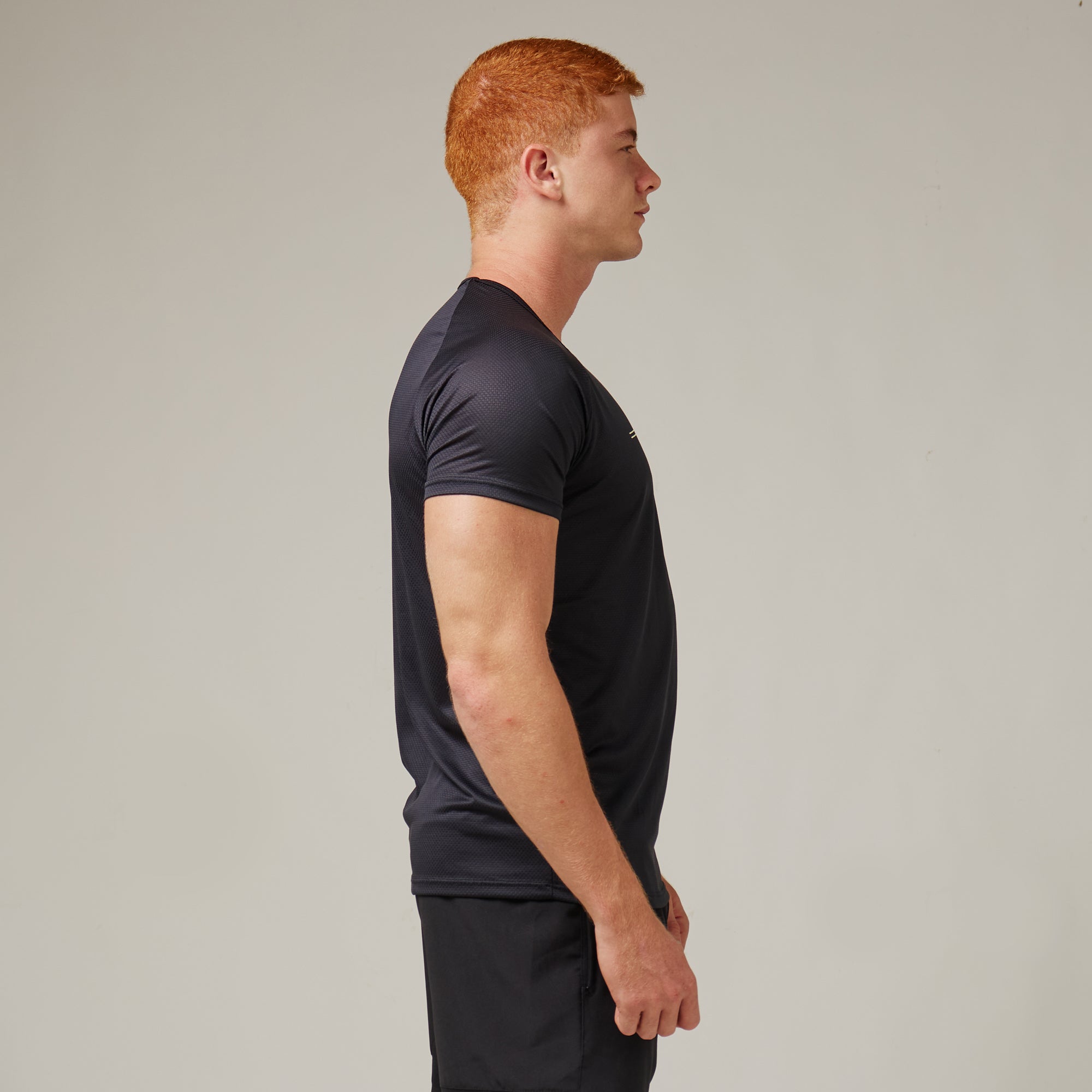 Camiseta Dry Fit Parallel Line Preto