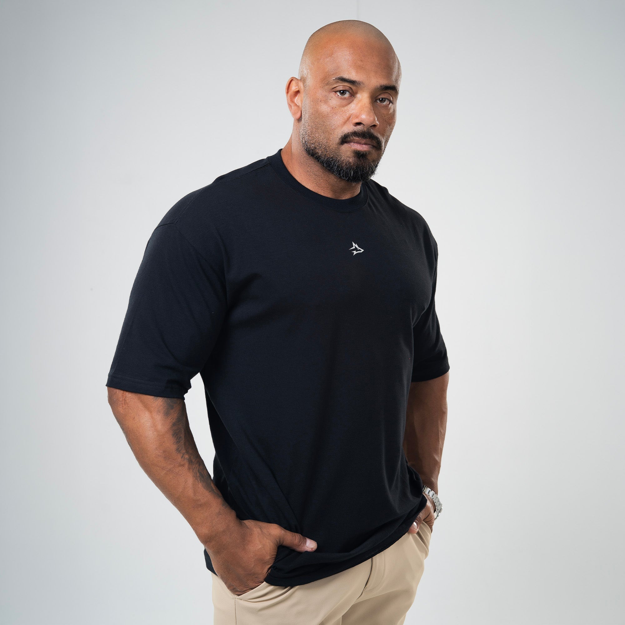 Camiseta Oversized Lupus Preto