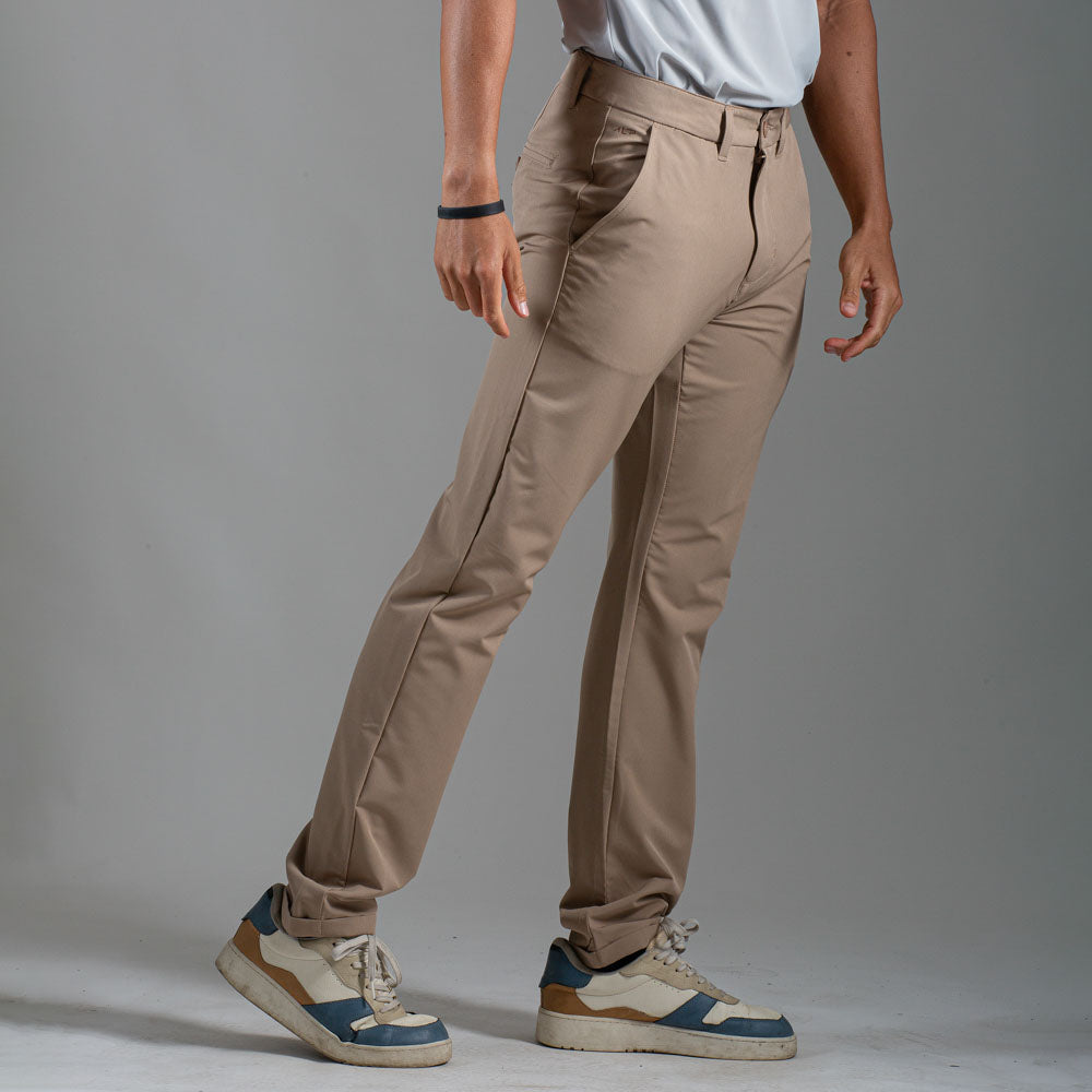 Calça Reta New Horizon Caqui