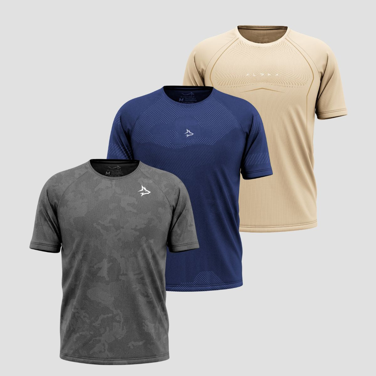Kit 3 Camisetas Apex: Estilo & Movimento