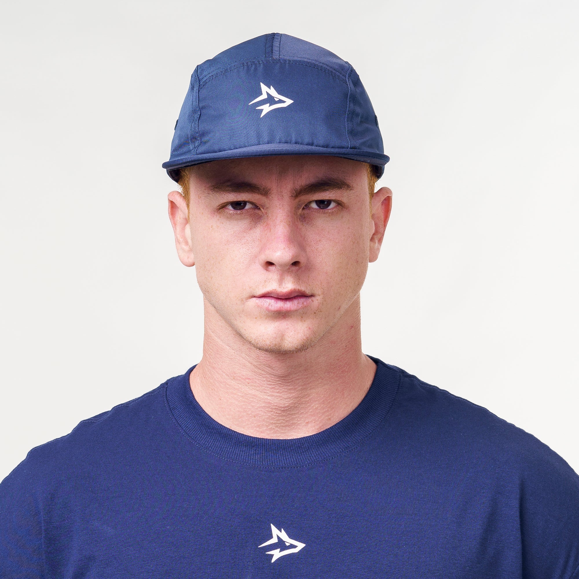Boné Five Panel Azul Marinho Lupus