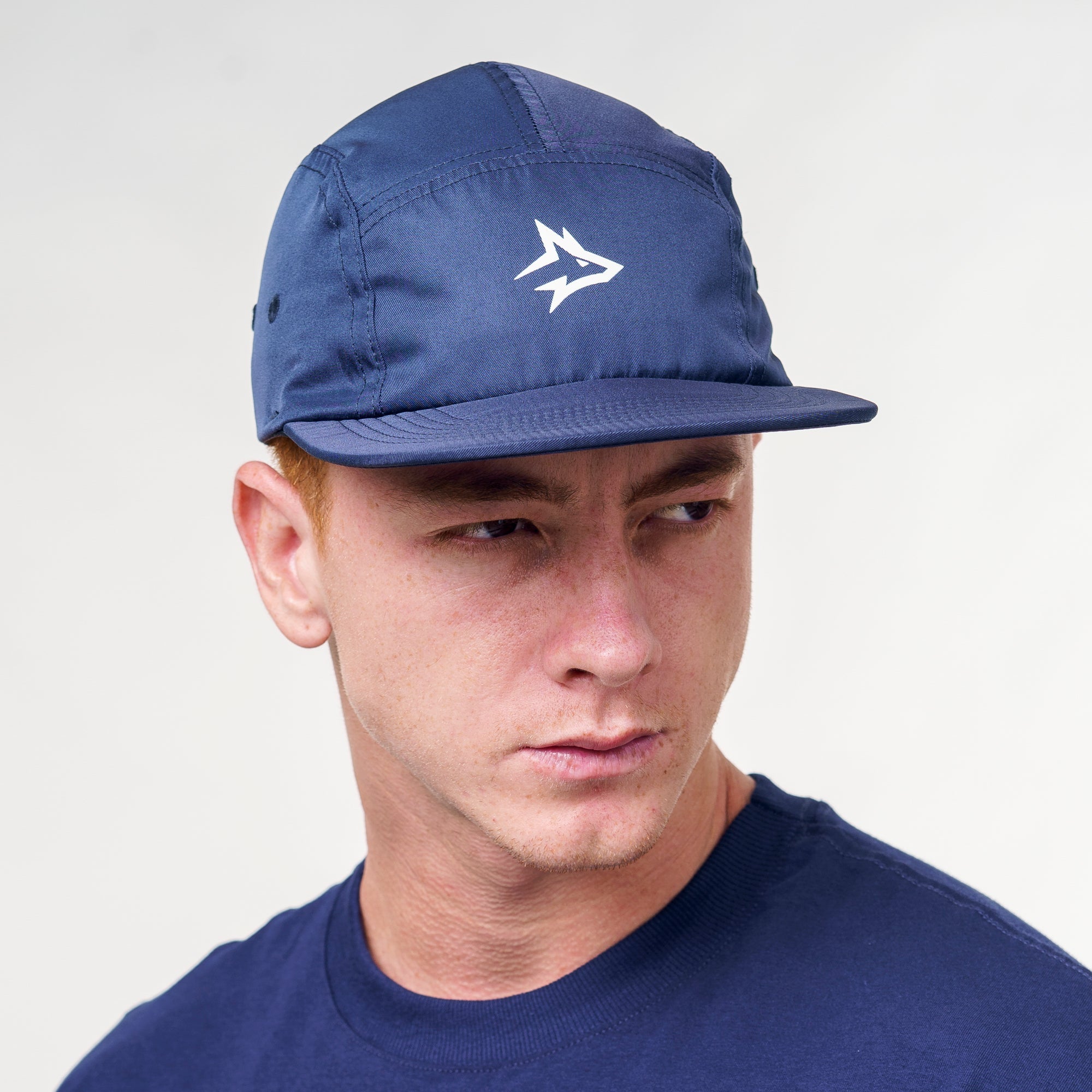 Boné Five Panel Azul Marinho Lupus