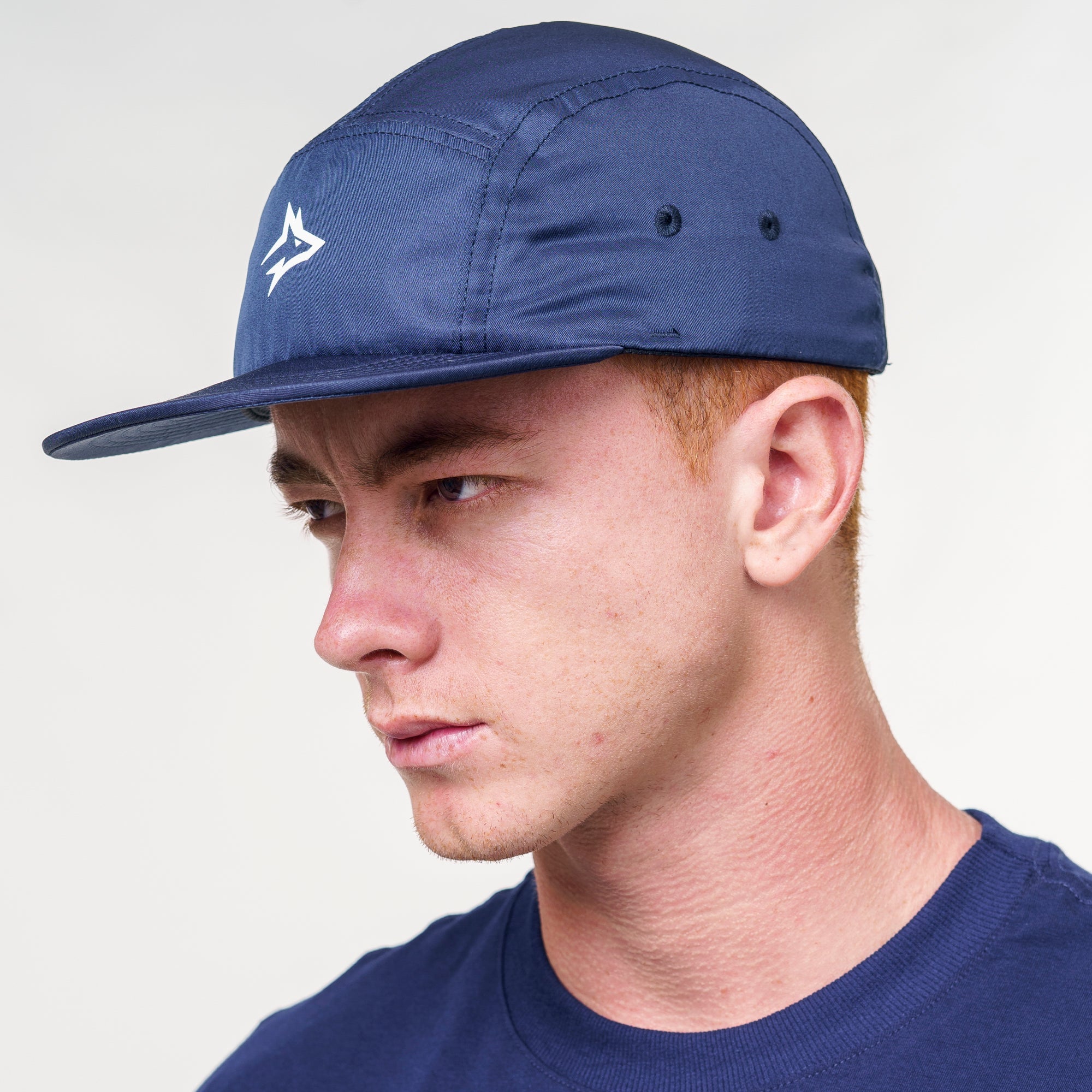 Boné Five Panel Azul Marinho Lupus