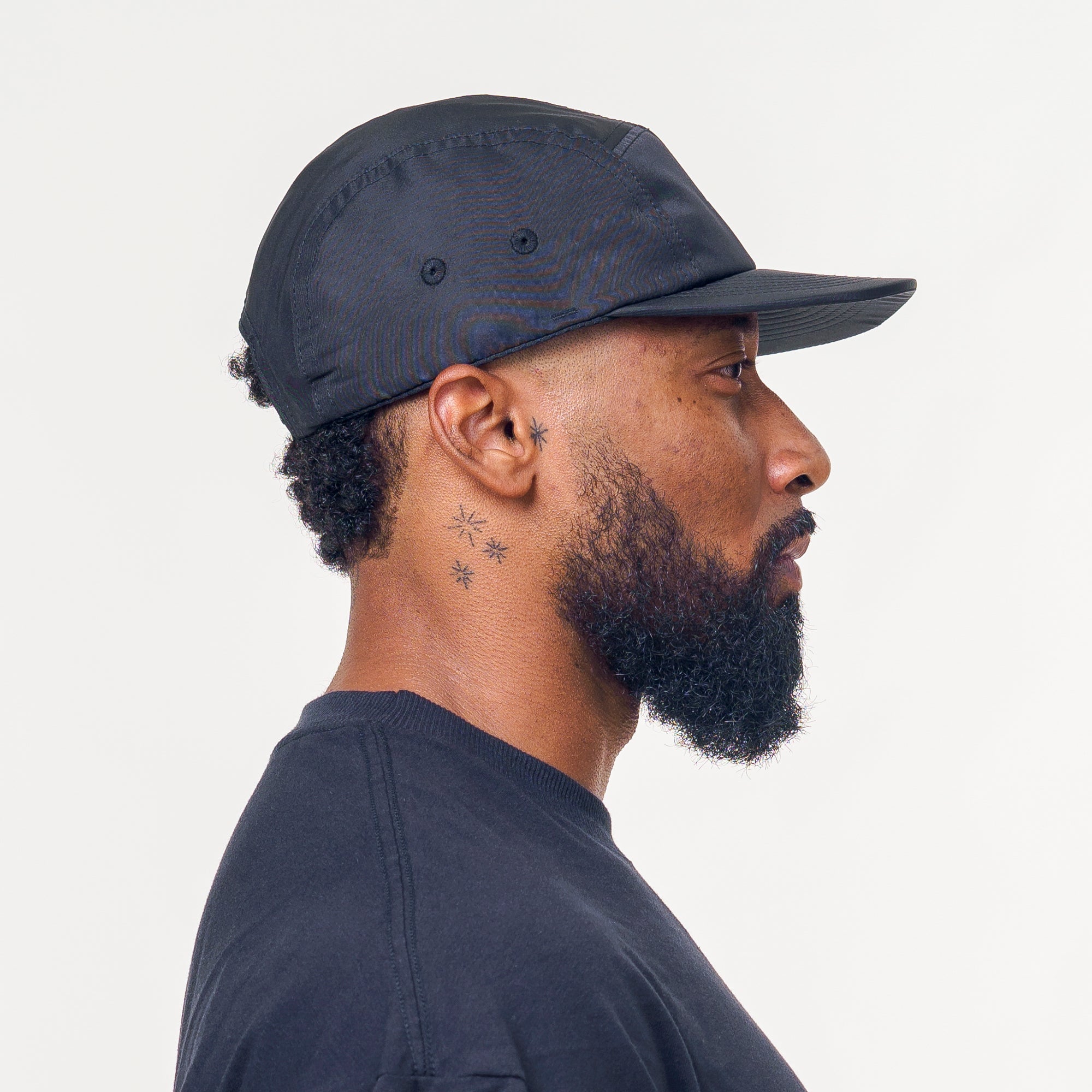 Boné Five Panel Preto Lupus