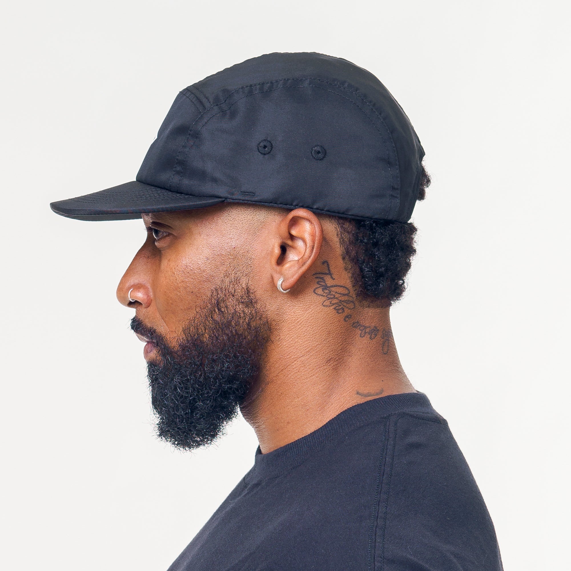 Boné Five Panel Preto Lupus
