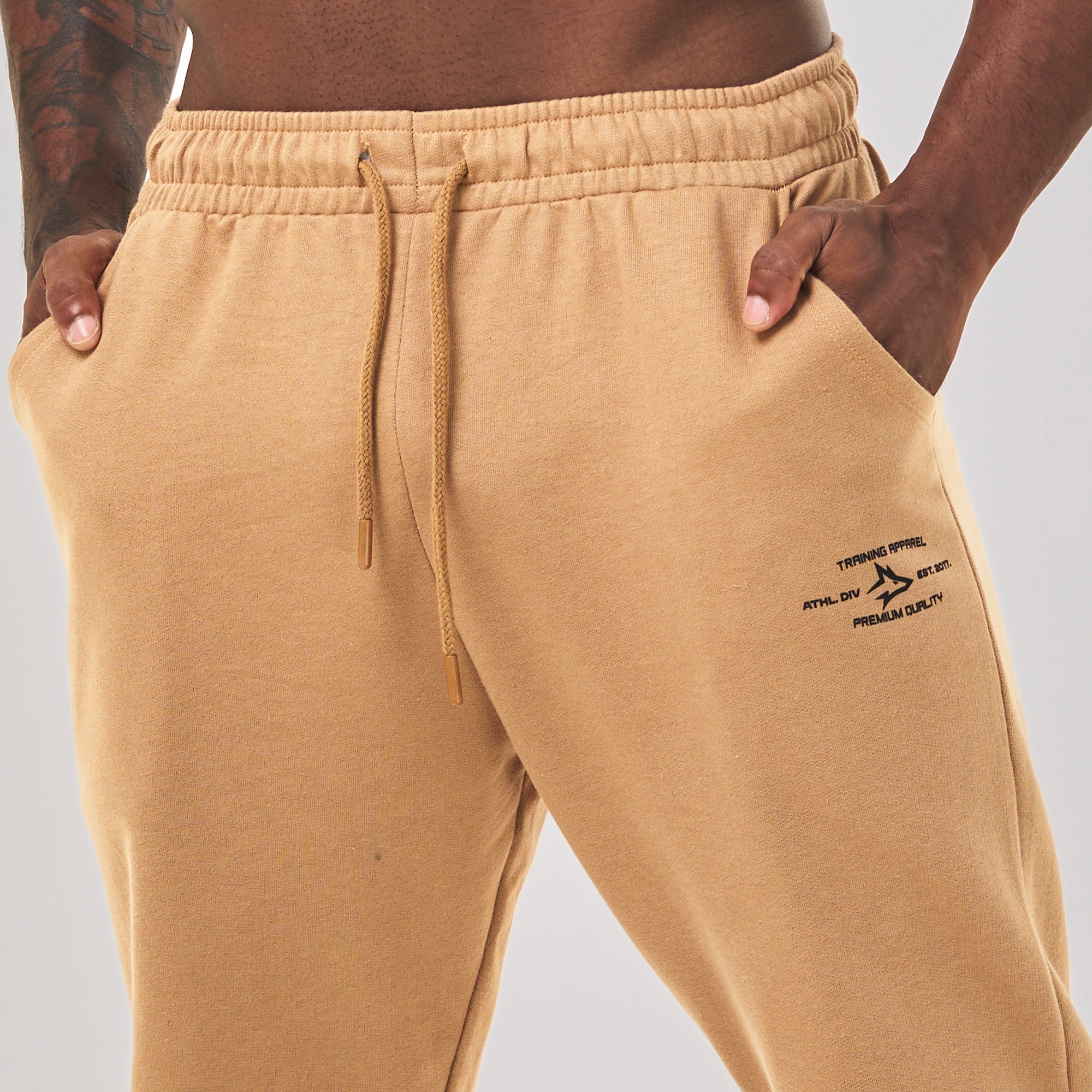 Calça Moletom Jogger Athletic Marrom