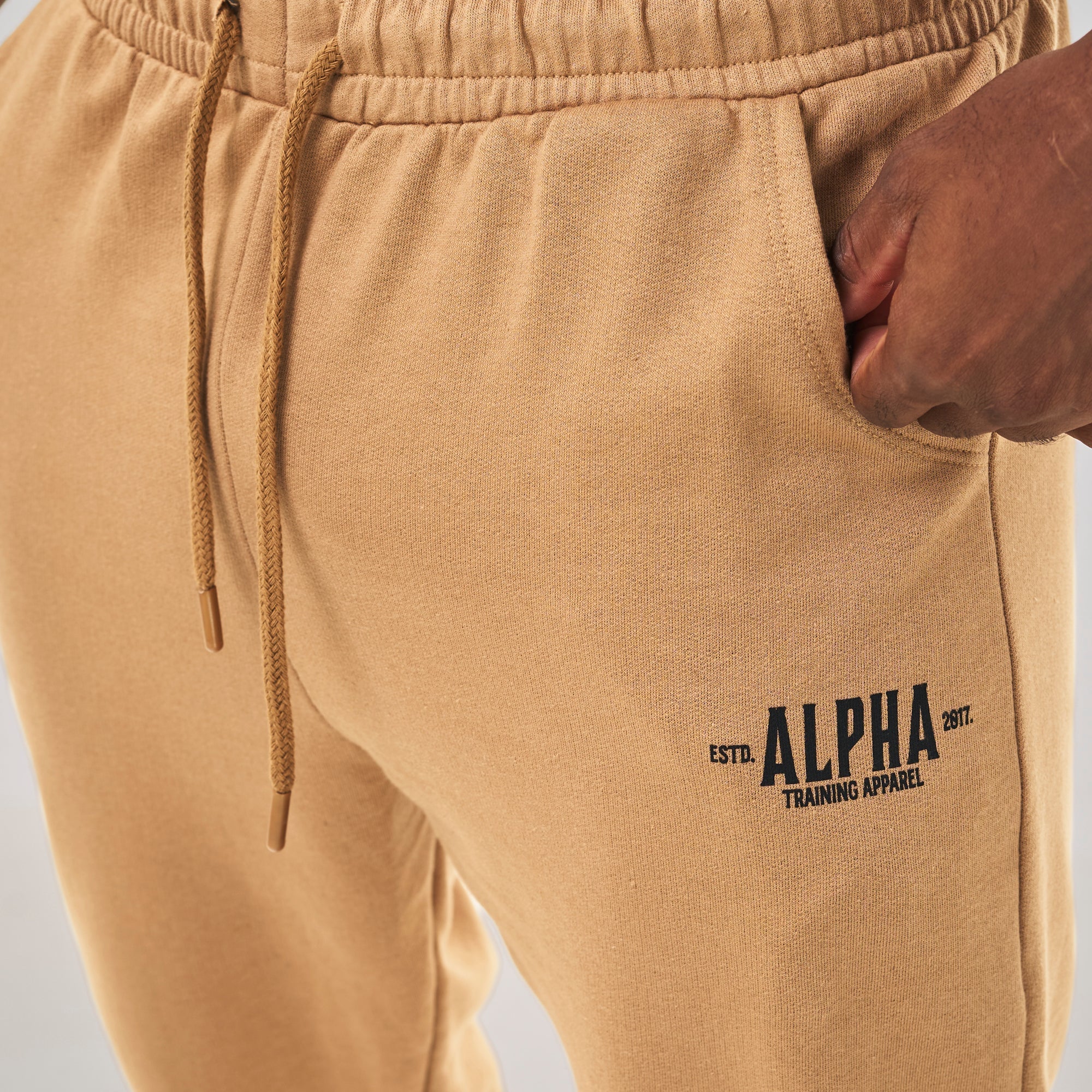 Calça Moletom Jogger Marrom Champion