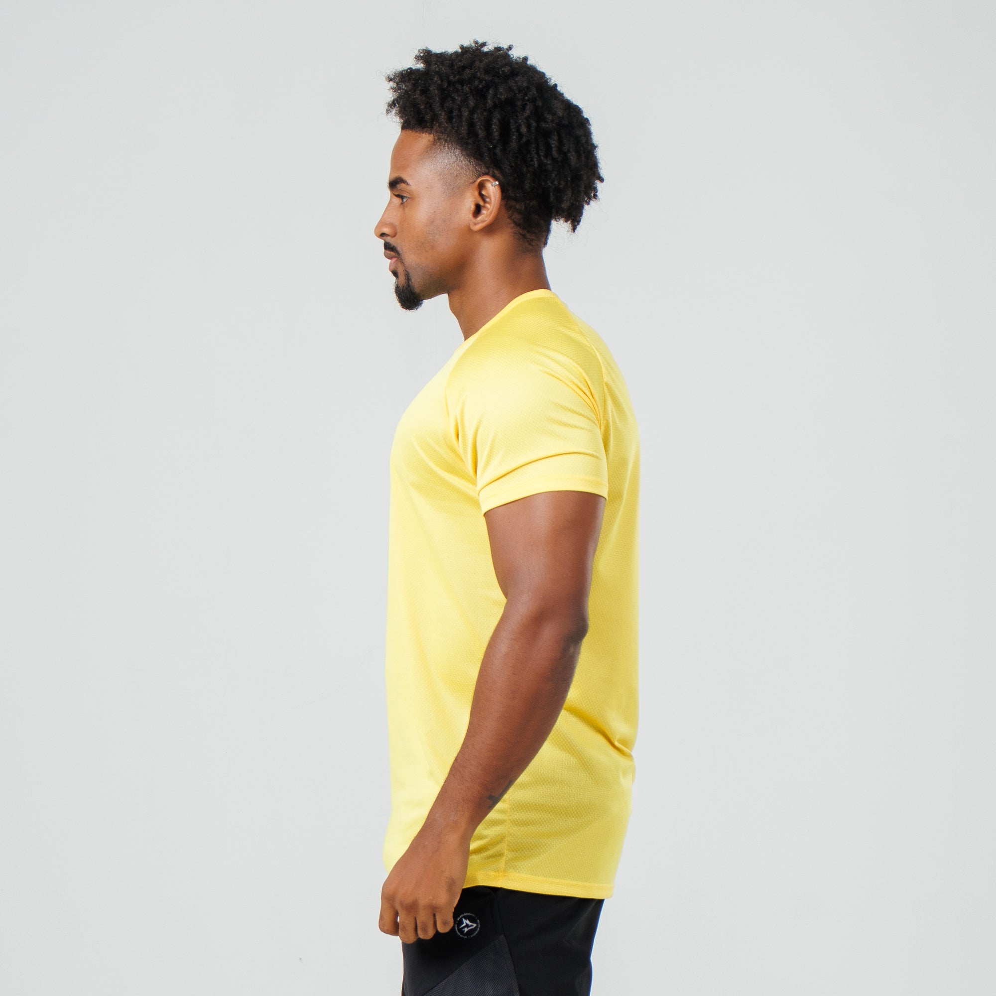 Camiseta Dry Fit Brasão Amarelo Bandeira