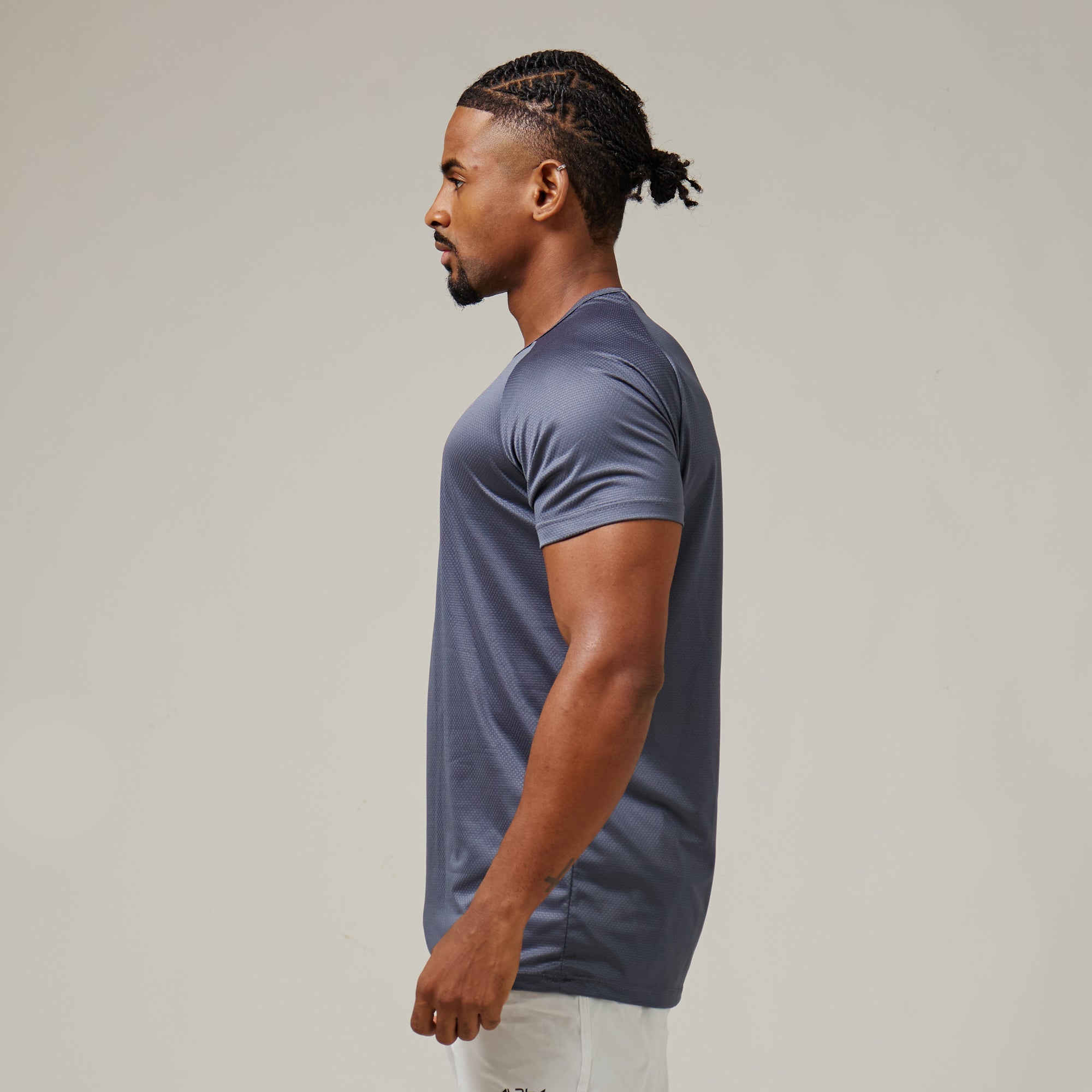 Camiseta Dry Fit Motion Cinza Sombra