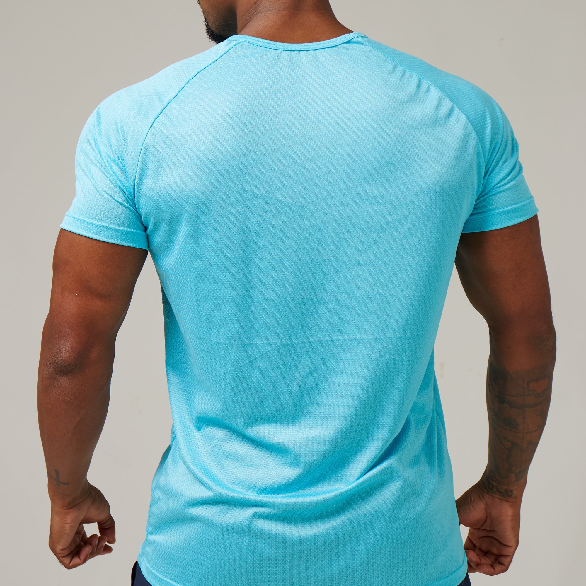 Camiseta Dry Fit New Lupus Azul Pavão