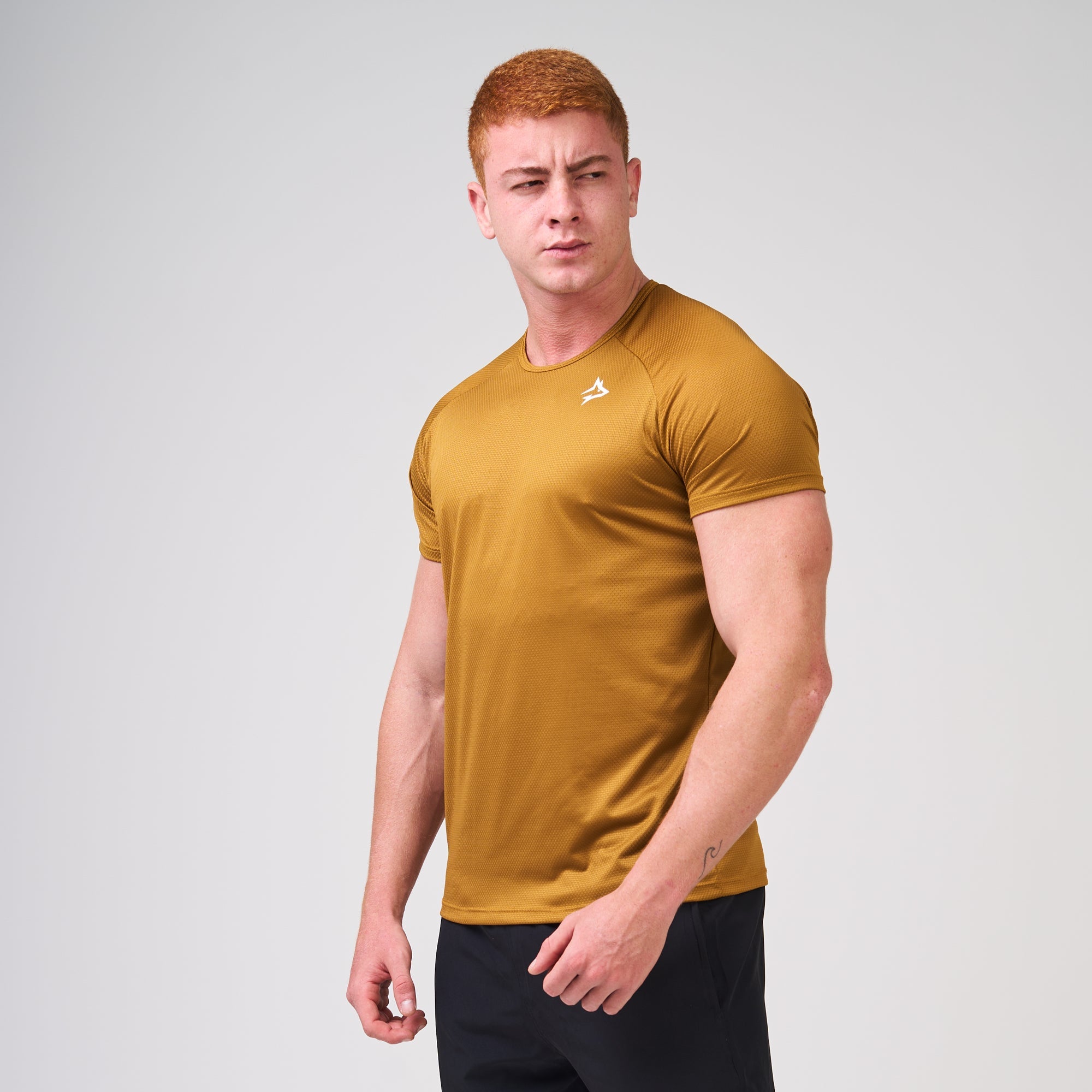 Camiseta Dry Fit New Lupus Ocre