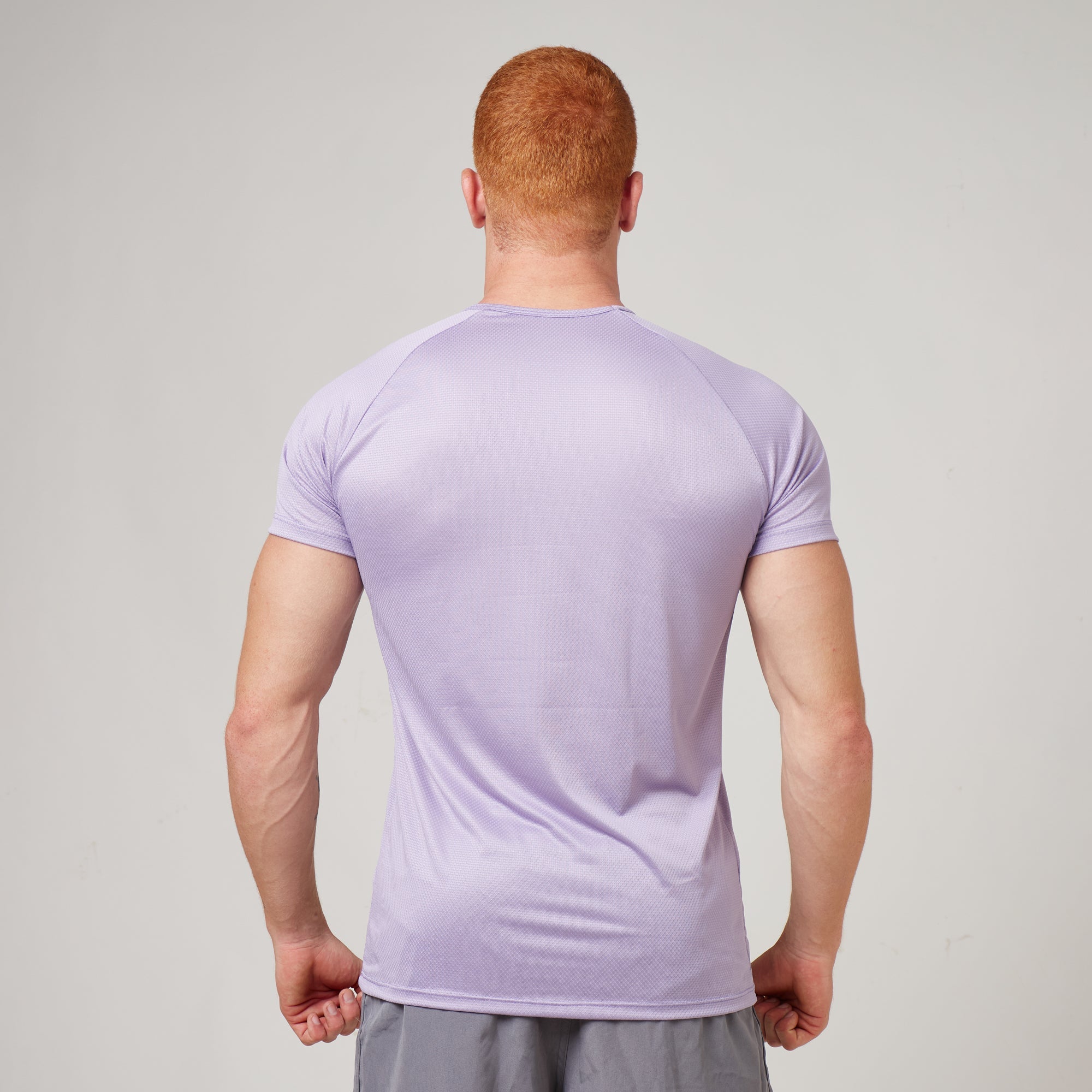 Camiseta Dry Fit Parallel Line Lilás Malva
