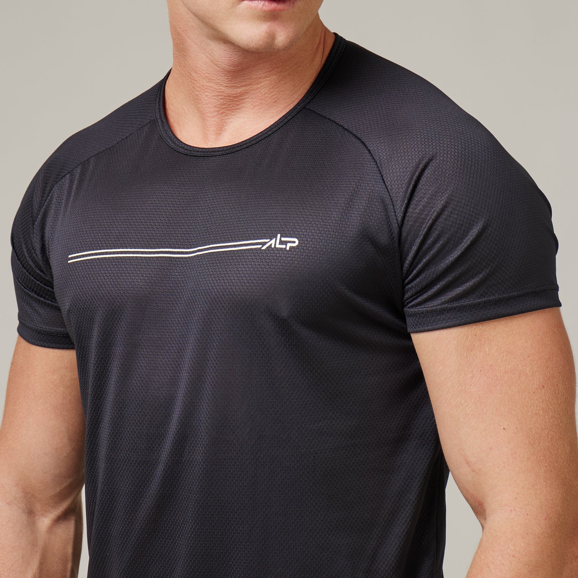 Camiseta Dry Fit Parallel Line Preto