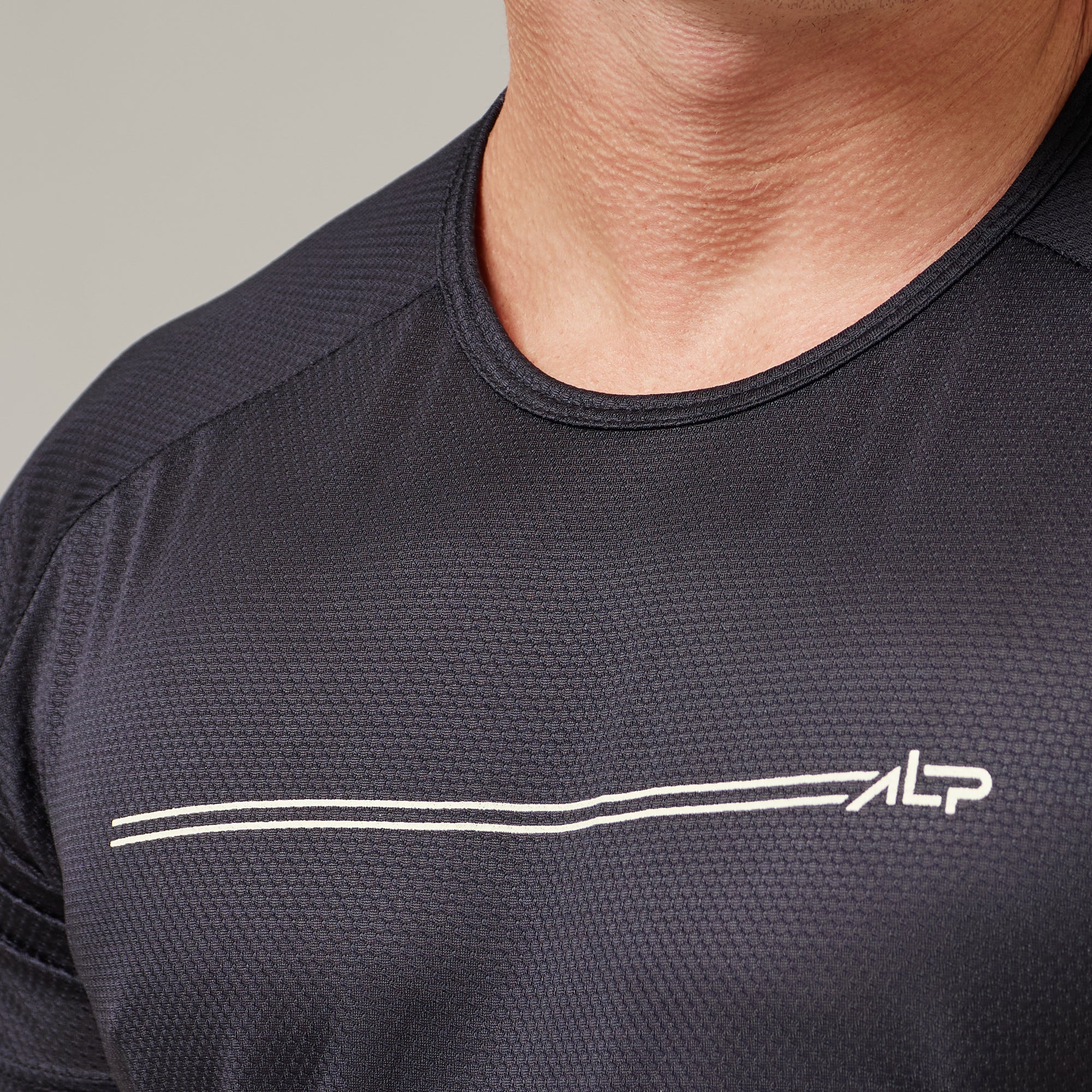 Camiseta Dry Fit Parallel Line Preto