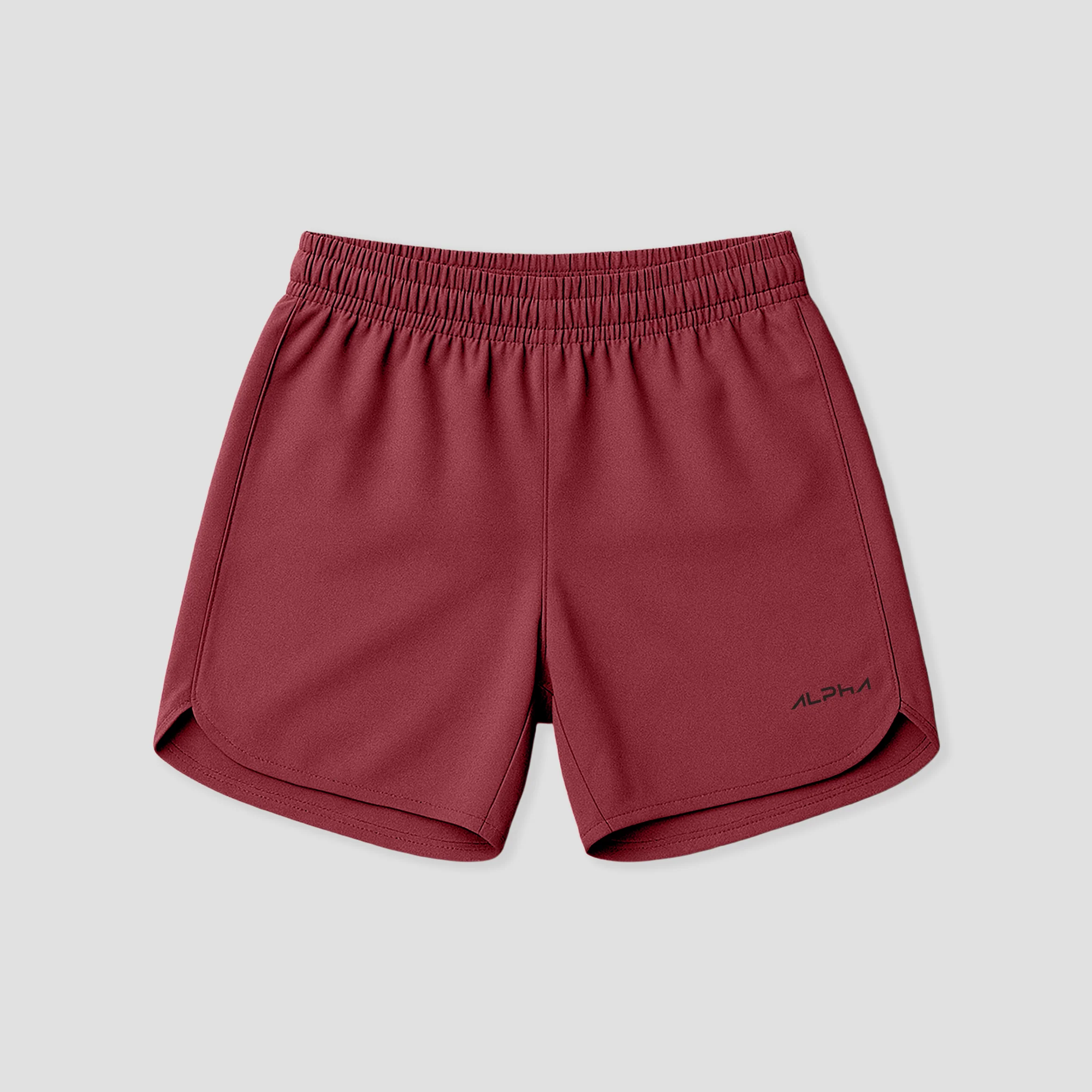 Short Corrida Masculino Dry Fit - Bordô