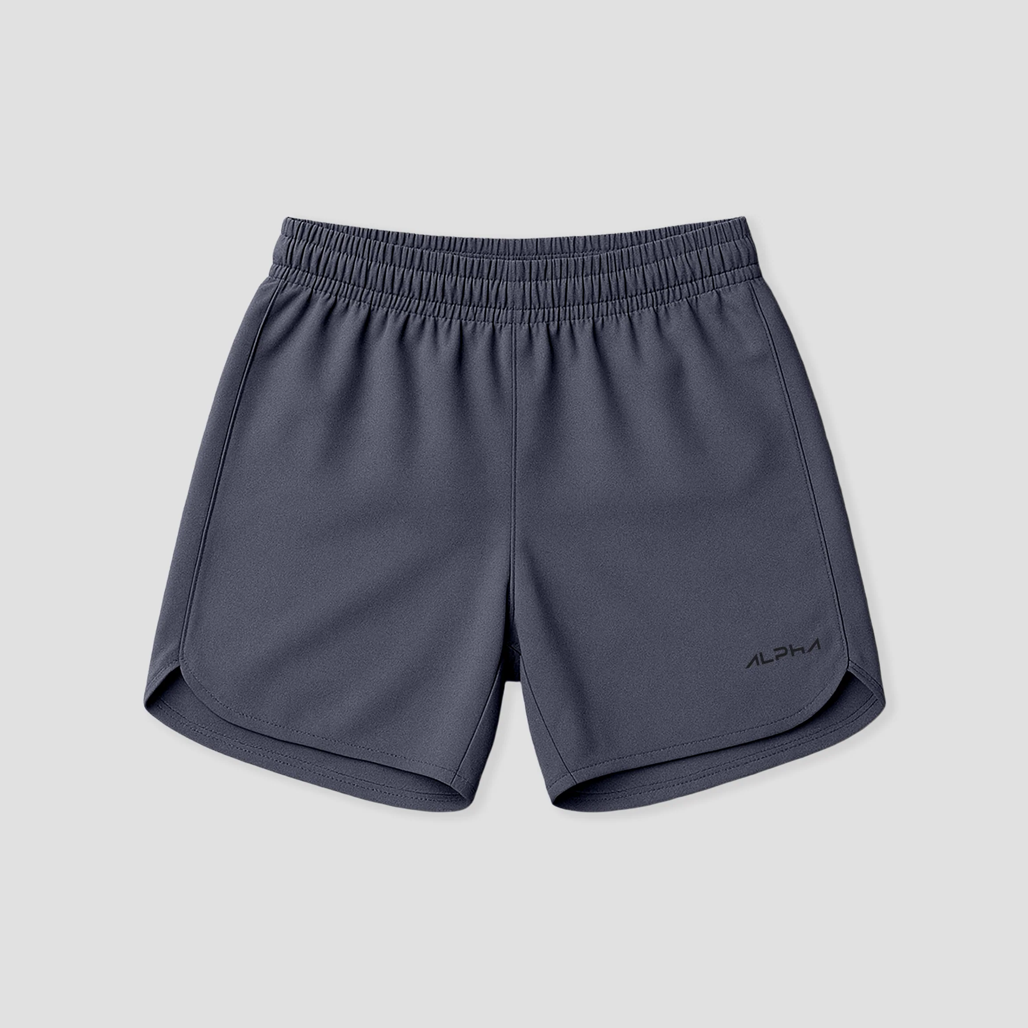 Short Corrida Masculino Dry Fit - Chumbo