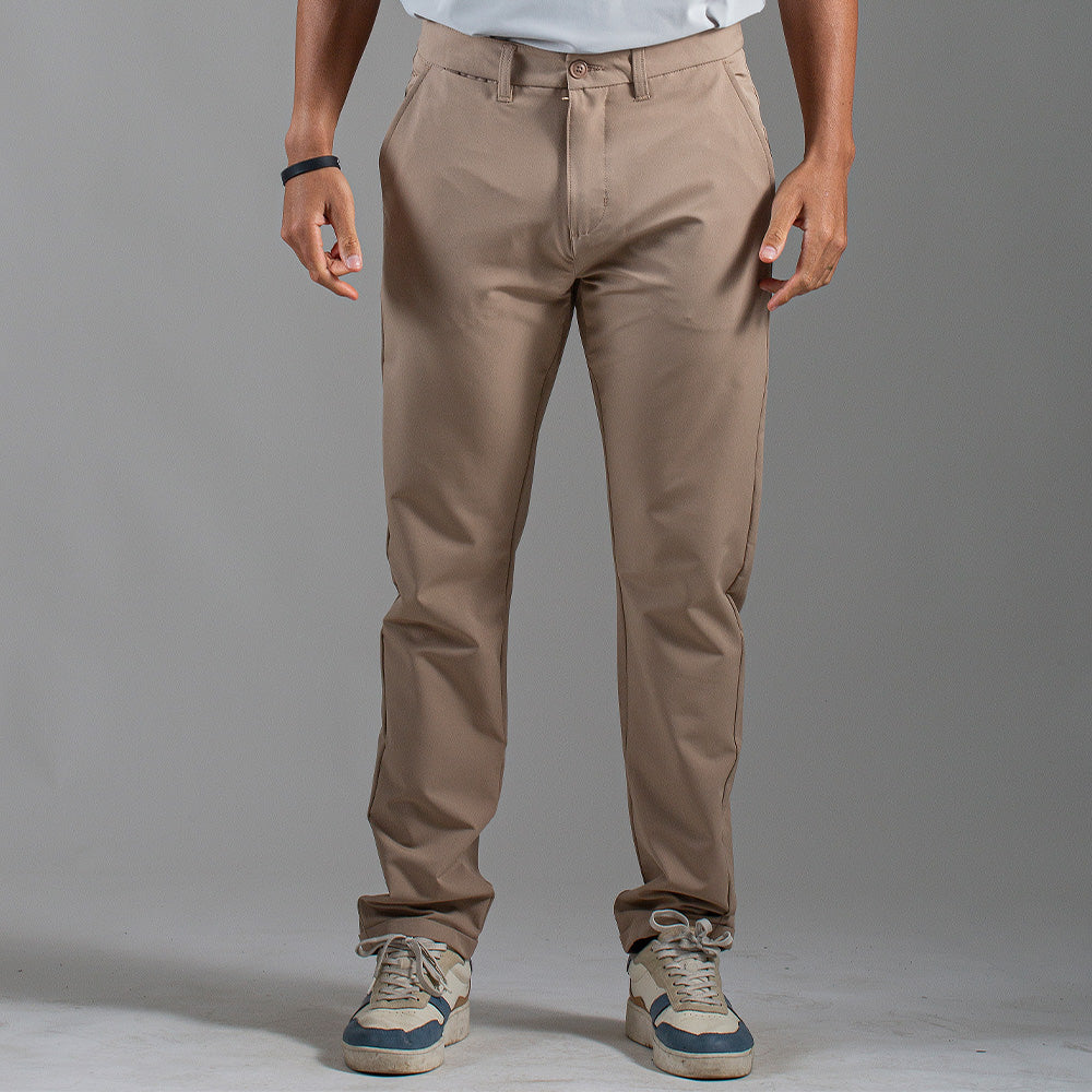 Calça Reta New Horizon Caqui