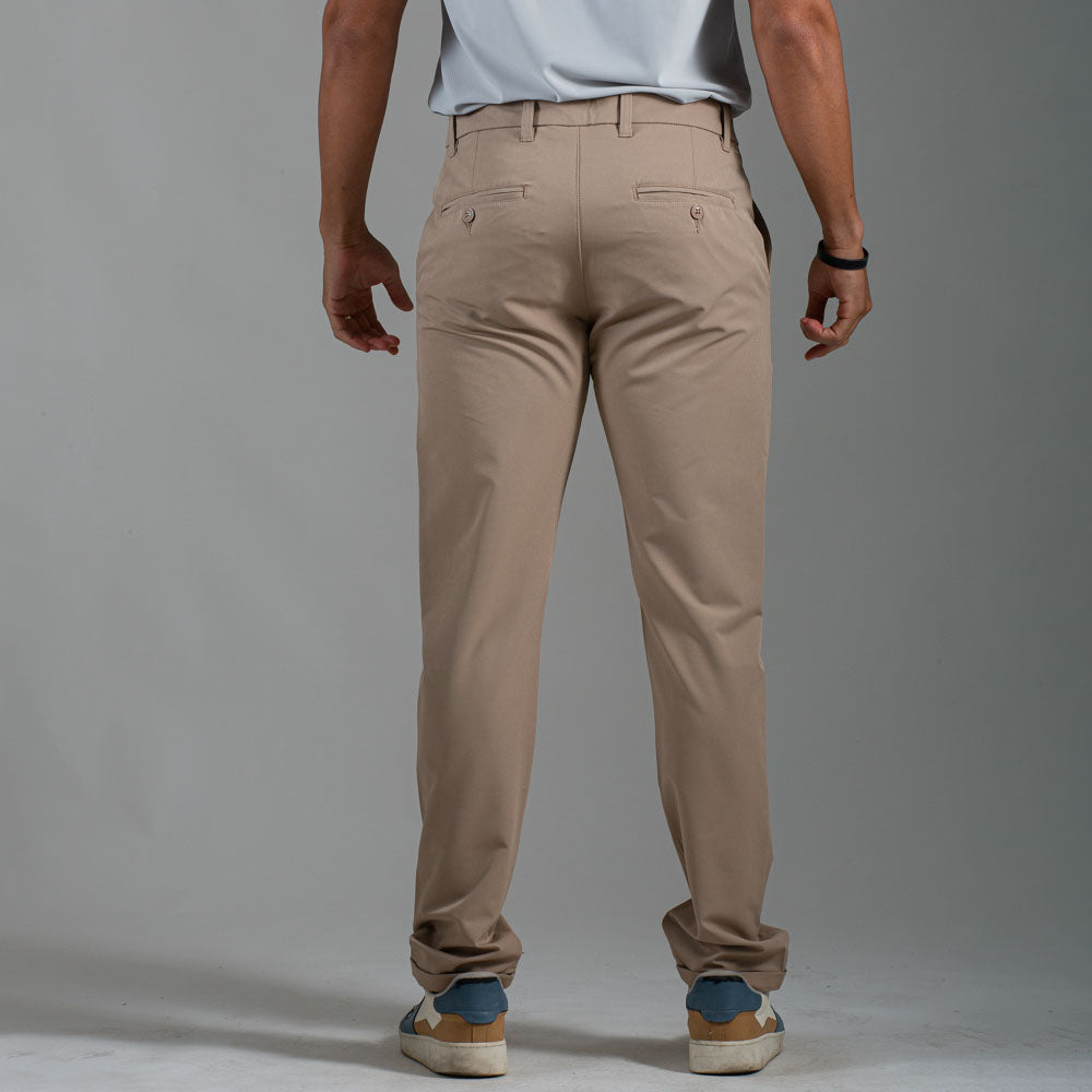 Calça Reta New Horizon Caqui
