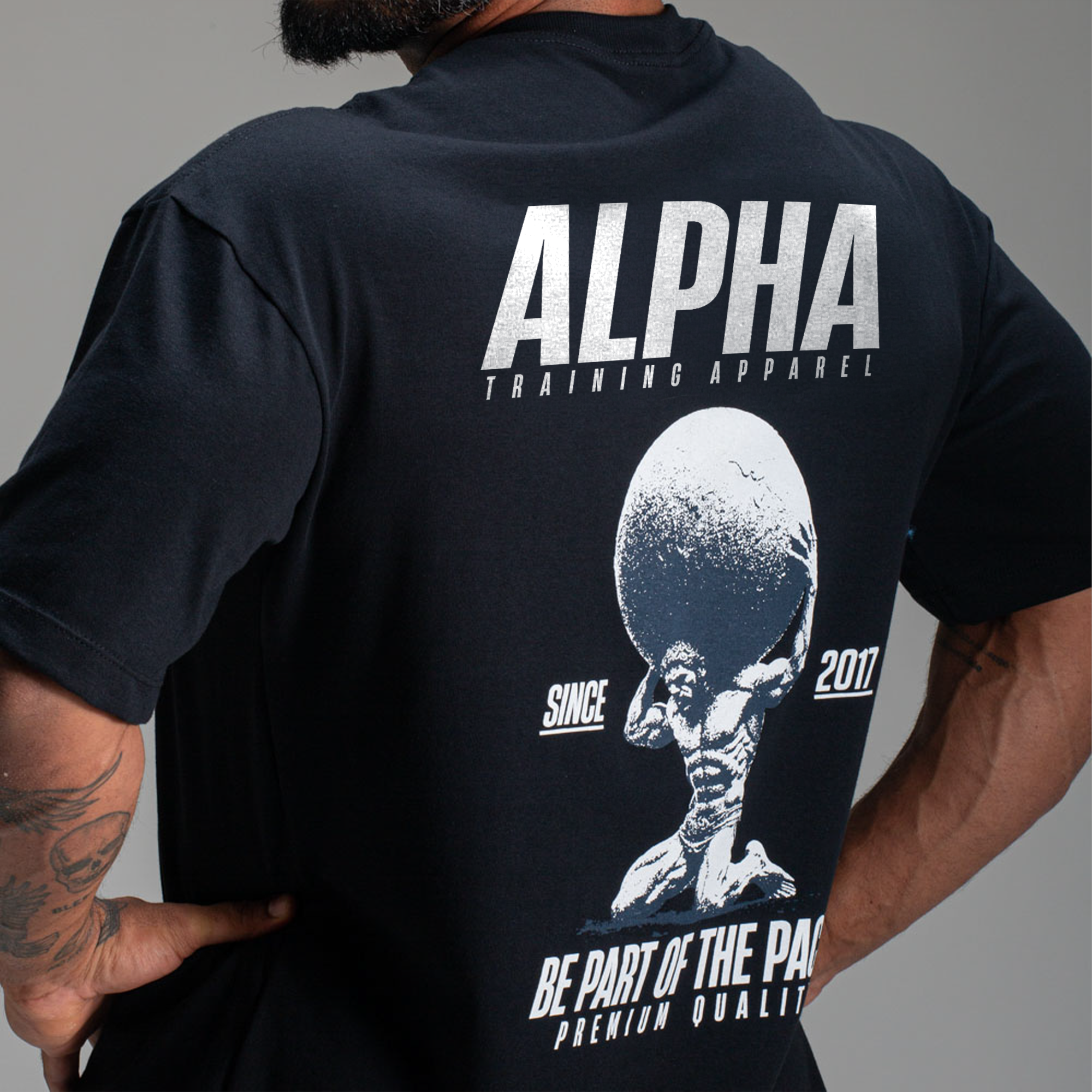 Camiseta Oversized Power Preto